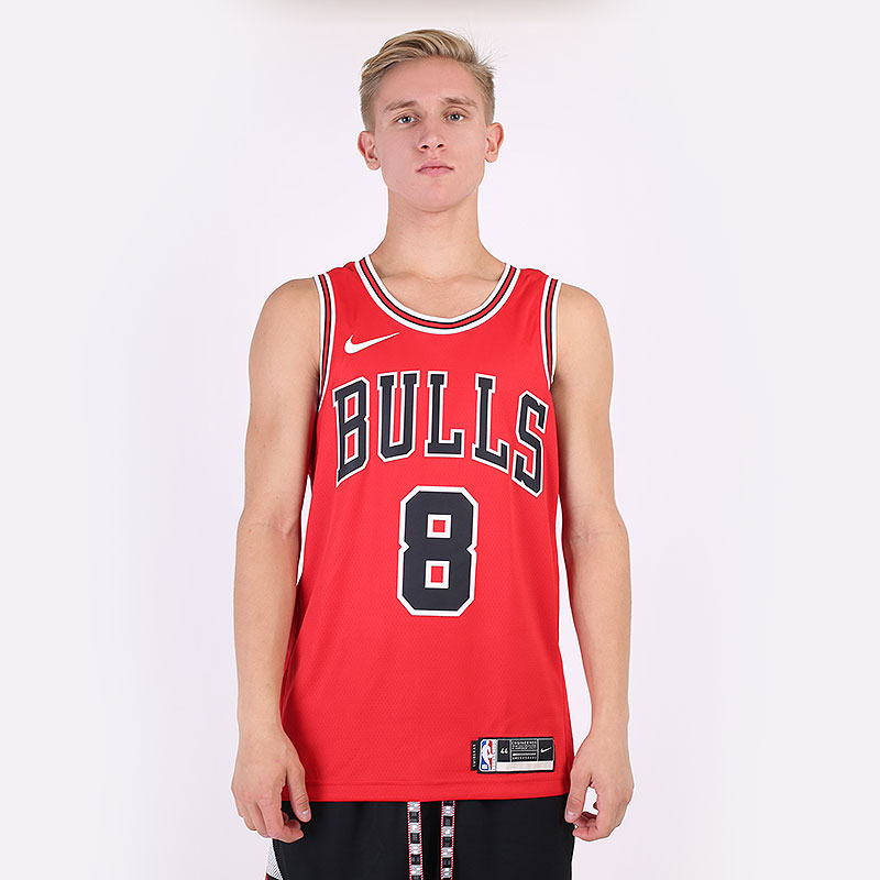 мужская красная майка Nike Zach LaVine Bulls Icon Edition 2020 CW3660-660 - цена, описание, фото 3